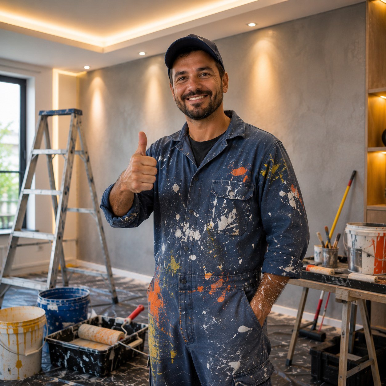 Serviço profissional de pintura